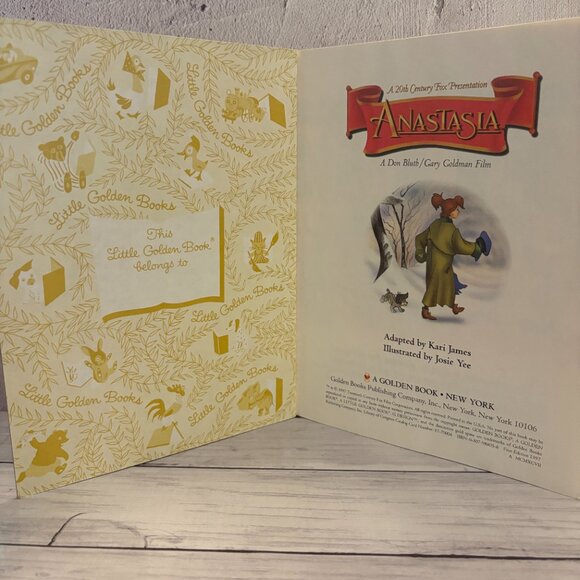 5 or $15 📕20th Century Fox, Anastasia, 1997, Little Golden Book (SKU: 242MI) - Picture 3 of 4